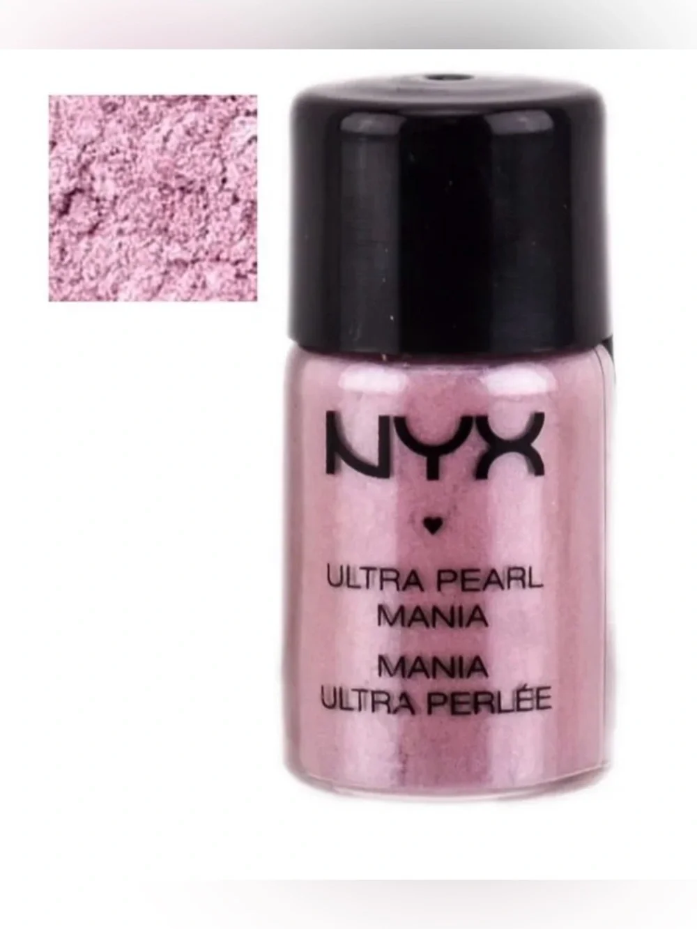 NWT NYX Ultra Pearl Mania Loose Powder Eye Shadow - Baby Pink Pearl LP11